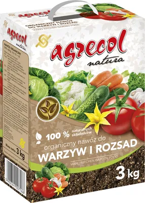 Zdjęcie produktu dla Nawóz organiczny do warzyw i rozsad AGRECOL 3KG