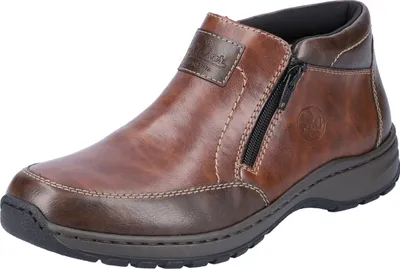 Produktbild von Rieker Herren Stiefeletten Warmfutter Reißverschluss Boots 03352, Größe:45 EU, Farbe:Braun