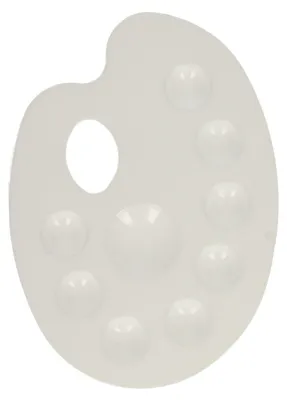 Produktbild von Farbpalette weiß 9 Fächer