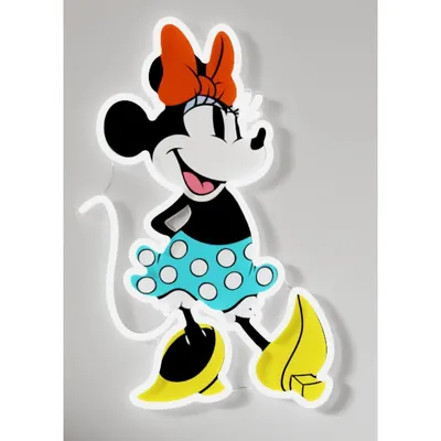 Zdjęcie produktu dla YELLOWPOP Minnie, Lekka ozdoba, Wielobarwny, Sypialnia, Disney, LED, Biały