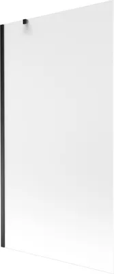 Obrázek produktu pro Mexen Next vanová zástěna 1 křídlo 100 x 150 cm, Vzor jinovatky, Černá - 895-100-000-00-30-70