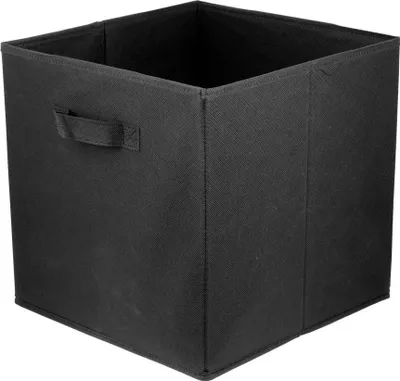 Produktbild von Lavita Storage Box | faltbare Aufbewahrung Boxen 31 x 31 x 31 cm | Schubladen-Organizer Box| Ordnungssysteme für Kleidung | Kleideraufbewahrung & Organisation | Schwarz | 1 stück