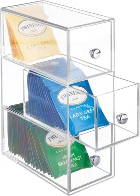 Produktbild von Famanu Küchenorganizer mit 3 Schubladen - transparent