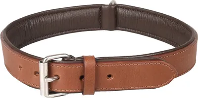 Immagine prodotto di Collana Flamingo, modello Arizona, in pelle marrone, dimensioni: 30-37 cm / 20 mm