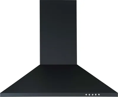 Produktbild von Wandhaube Schwarz (Edelstahl)