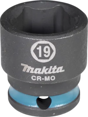 Produktbild von Makita Schlagnuss 3/8", SW19, kurz, Impact Black
