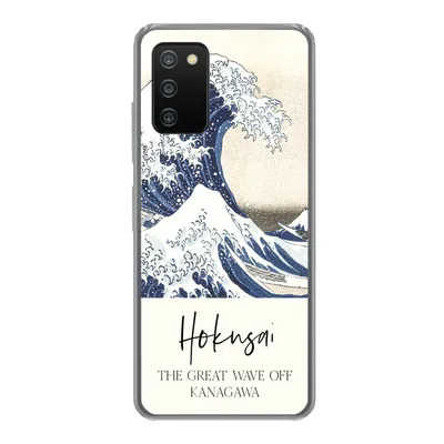 Produktbild von MuchoWow® Handyhülle Schutzhülle Hülle für Samsung Galaxy A03s Die große Welle von Kanagawa - Katsushika Hokusai Silikon Softcase Handy Hülle - Schutz