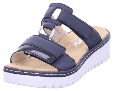 Produktbild von Rieker fsk damen sandalen Pantolette blau in Gr. 39