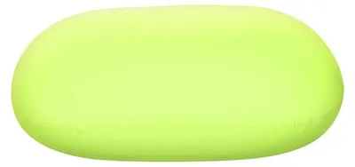 Image de Pouf Poire Jump en Tissu Élastique Bleu
