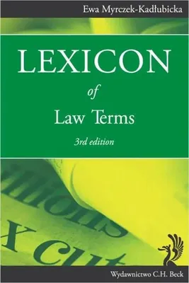 Image de Lexique des termes juridiques - Ewa Myrczek-Kadłubicka