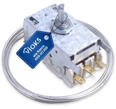 Produktbild von Thermostat passend wie Liebherr 6151086 Ranco K59-H1300 für Kühlschrank