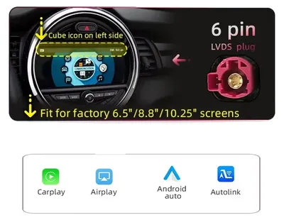 Produktbild von CarPlay Android Auto Schnittstelle, Bluetooth-Konnektivität, einfache Installation, EVO-System