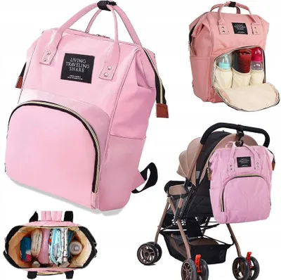 Produktbild von BNTrade 3-in-1 Wickeltasche Kinderwagen-Organizer Praktischer Rucksack