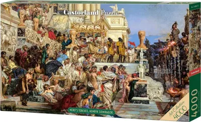 Zdjęcie produktu dla Puzzle 4000 Nero's Torches Henryk Siemiradzki C-400423-2