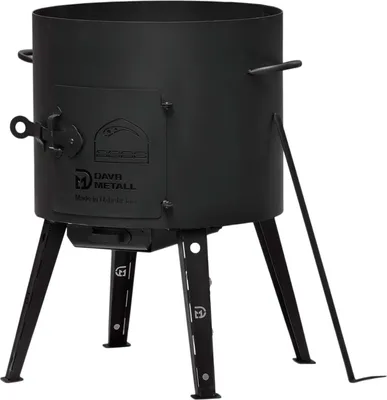 Produktbild von Ø40cm Uchag 2mm Stahl Utschak Feuerstelle Utschag Campingofen Feldküche Außenküche Eintopfofen