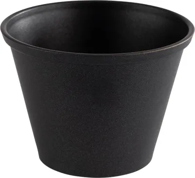 Produktbild von APS 40727 Dipschälchen, 6er-Set, Edelstahl, Ø 6 cm, Höhe 4,5 cm, grau-schwarz