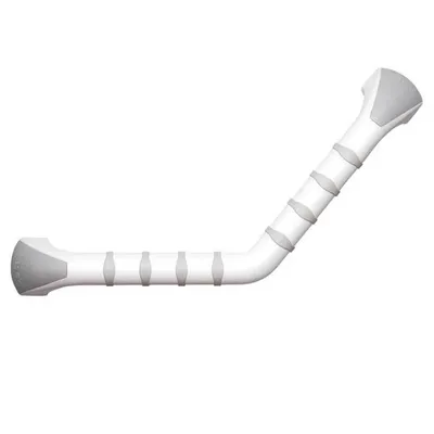 Produktbild von Kunststoff Haltegriff Handy,gewinkelt 40cm weiß/grau(ETAC),