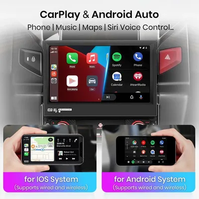 Produktbild von Autoradio – 7-Zoll-Touchscreen – CarPlay und Android Auto – 4x45 Watt – GPS – Bluetooth – Schwarz
