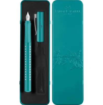 Image de Faber Castell stylo plume Sparkle ocean plume M