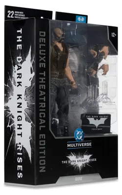 Zdjęcie produktu dla Figurka Bane'a z filmu „Mroczny rycerz powstaje” z serii DC Multiverse Deluxe Theatrical Edition, 19 cm