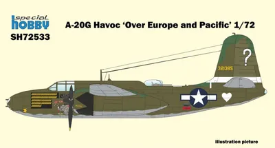 Produktbild von Special Hobby 100-SH72533 - 1/72 A-20G Havoc 'Over Europe and Pacific -