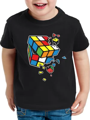 Produktbild von style3 Explodierender Zauberwürfel Kinder T-Shirt sheldon