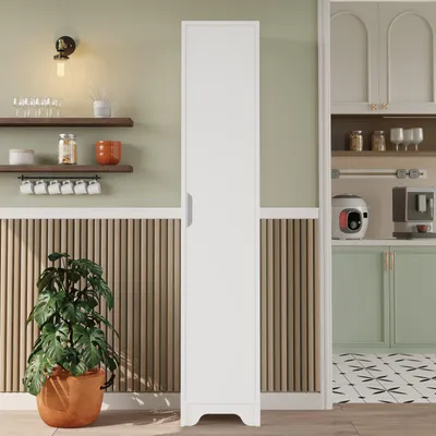 Produktbild von Skye Decor, Hochwertiger Mehrzweckschrank, Weiß, 180 cm, 100% Melamin, 3 Regale