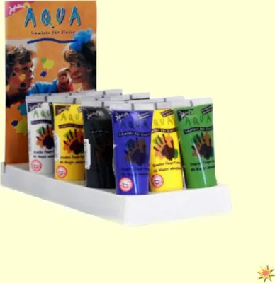 Produktbild von Jofrika Kinderschminke Aqua Make-up Fingerfarbe Tube schwarz