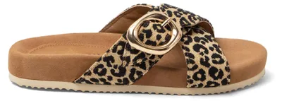 Produktbild von Lazamani Kaja Damen Pantoletten Leopard Größe 41