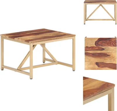 Zdjęcie produktu dla vidaXL Stolik boczny 60x60x40 cm lite drewno - Stoliki boczne