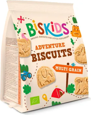 CIASTECZKA WIELOZBOŻOWE ZWIERZĘTA BIO 100 g - BISKIDS