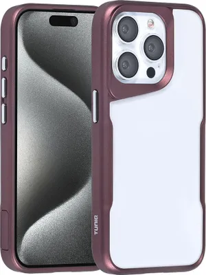 Produktbild von TUNIQ iPhone 15 Pro Back cover case - Silicone - Red