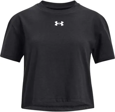 Zdjęcie produktu dla Under Armour Ua Crop Sportstyle Logo Ss - czarny, Rozmiar:S