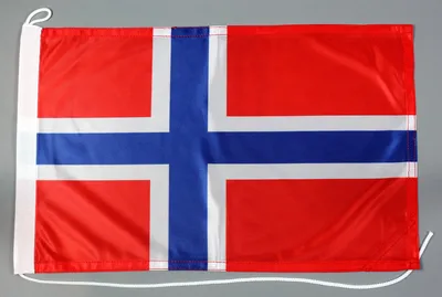 Produktbild von Bootsflagge Norwegen 30x45 cm Motorradflagge Bootsfahne