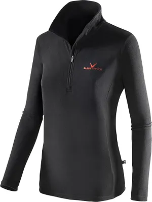 Immagine prodotto di BLACK CREVICE - Pullover in pile da donna > 170g/m2 > Micropile | Colore: Nero/Rosso | Taglia: 40