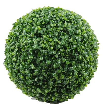 Produktbild von Buchsbaumkugel 8 bis 35cm Buchsbaum Kugel grün künstlicher Buchsbaum Buxus, Größe:Ø 25cm