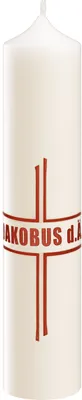 Produktbild von Apostelkerze JAKOBUS DER ÄLTERE Elfenbein 300 x Ø 60 mm, 1 Stück