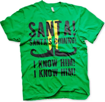 Produktbild von Elf - Santa's Coming T-Shirt - Medium - Green