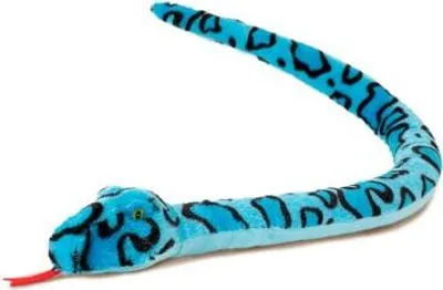 Produktbild von Plüschtier Schlange 100cm, blau, Kuscheltiere Stofftiere Schlangen Reptilien Kriechtiere