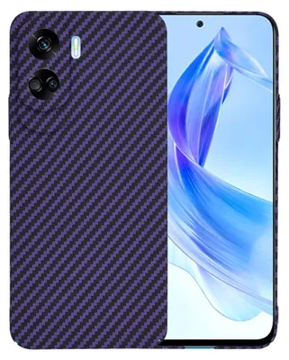 Produktbild von Techsuit Carbonite FiberShell Back Cover Hülle für HONOR 90 Lite - Lila
