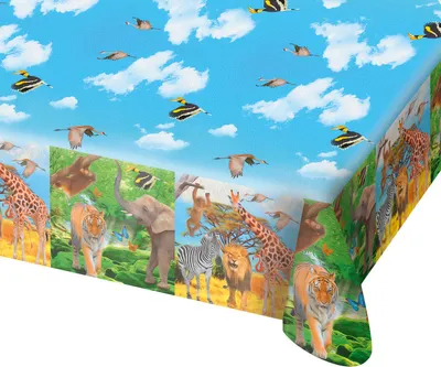 Produktbild von Wild Safari Tischdecke 1.8m x 1.3m