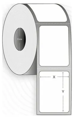 Produktbild von Capture CA-800283-205, Weiß, Rolle, Polyester, Thermodirekt, Permanent, Universal