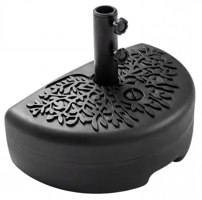 Produktbild von Halbrunde Parasolbasis für Terrasse, Rasen und Poolrand 55 lbs