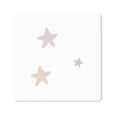 Produktbild von MuchoWow® Mauspad Mousepad Sterne - Pastell - Mädchen - Jungen - Kinder 30x30 cm - Mousepads - Maus Mat - Pad - Mausunterlage - Gaming