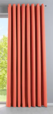 Produktbild von Vorhang Blickdicht »NewYork« Coralle HxB 225x295 cm 1er-Pack Thermo-Gardine Verdunkelungsvorhang Blackout Ösen schalldämmend UV-Schutz Raffhalter, 201920600