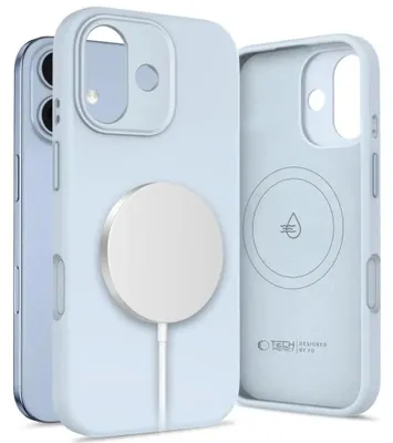Image de Tech-Protect Uniq Magsafe pour iPhone 17, bleu brume