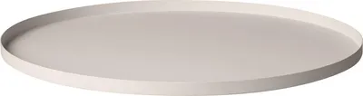 Produktbild von Blomus PEASY, Klassisches Serviertablett, Rund, Edelstahl, Beige, 380 mm, 380 mm