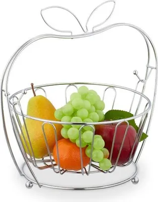 Image de Coupe à fruits "Pomme" en métal