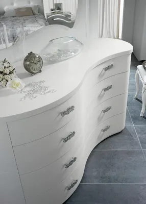 Image de Commode Blanc Style Italien Meubles en Bois Commodes Meubles Classiques Design Nouveau