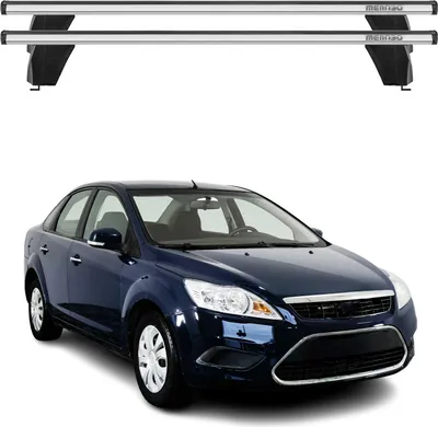 Produktbild von Menabo Dachträger Grundtäger für Ford Focus 2004-2011 75kg Alu Silber 2 tlg